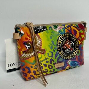Consuela Cami Midtown Crossbody - NWT Colorfully Fun Cheetah Print